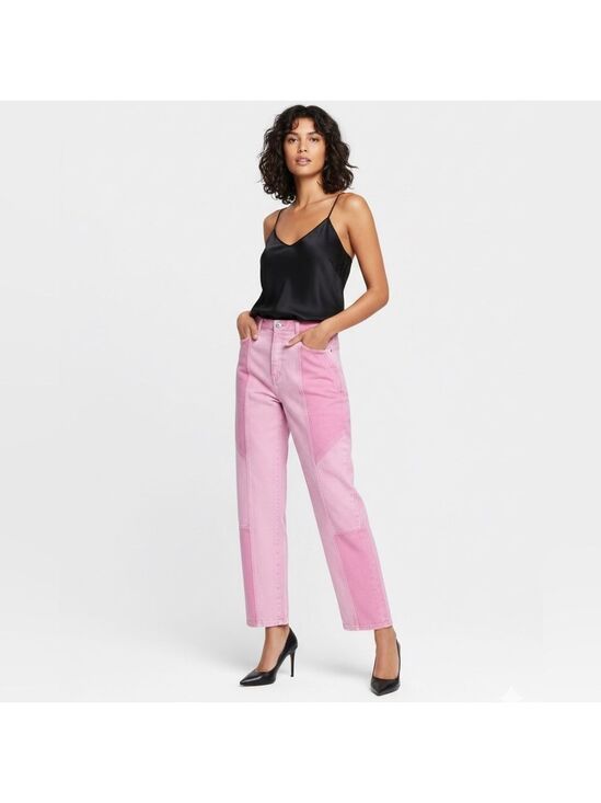 IRO Denim - IRO Paris Tigra Faded High Waisted Pink Jeans